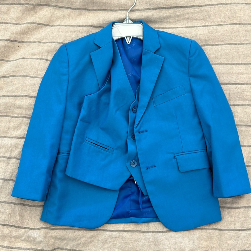 NFS Blue Toddler Suit jacket and vest size 4